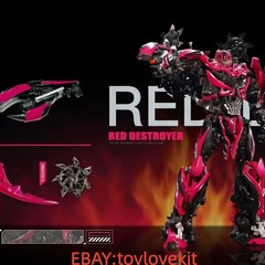 Unique Toys UT R-09 2.0 R09 Red Destroyer Stinger Transform NEW VER. Figure 21cm