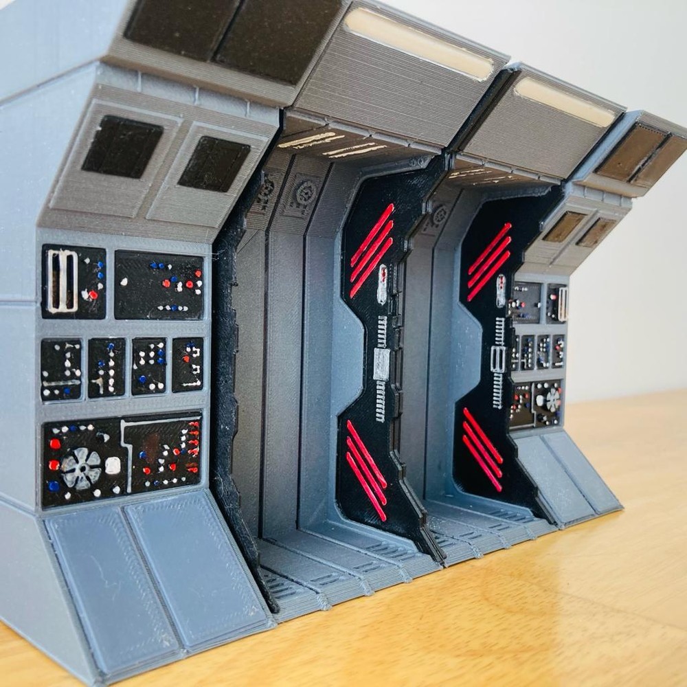 Dark Trooper Cold Storage Diorama for 3.75 IN (1:18) Figures