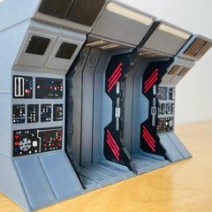 Dark Trooper Cold Storage Diorama for 3.75 IN (1:18) Figures