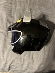 Power Rangers Wild Force Black Bison/Gaoranger GaoBlack Helmet Used (DAMAGES)