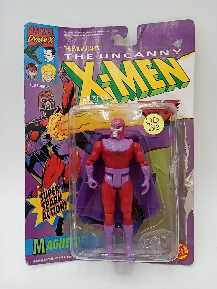 Vintage 1992 Uncanny X-Men Magneto Super Spark Series 2 ToyBiz #udb12