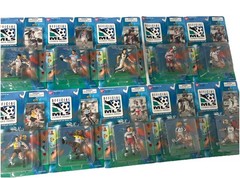 Lot of 10 Bandai Soccer 1996 Action Figures with Player Card Soccer Players New