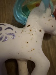 Lot Of 5 Vintage 1980s My Little Pony Toys, G1 (heavier wear/marking – See Pics)