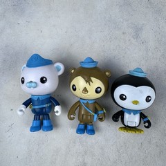 Fisher-Price Octonauts 8 Figure Lot Gup-B Submarine Kwazaii Captain Barnacles