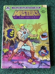 1986 Vintage Masters Of The Universe MOTU Coloring Book Golden *Read*