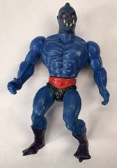Vintage 1983 MOTU Webstor Action Figure w/ Weapon, Card Back, Mini-Comic