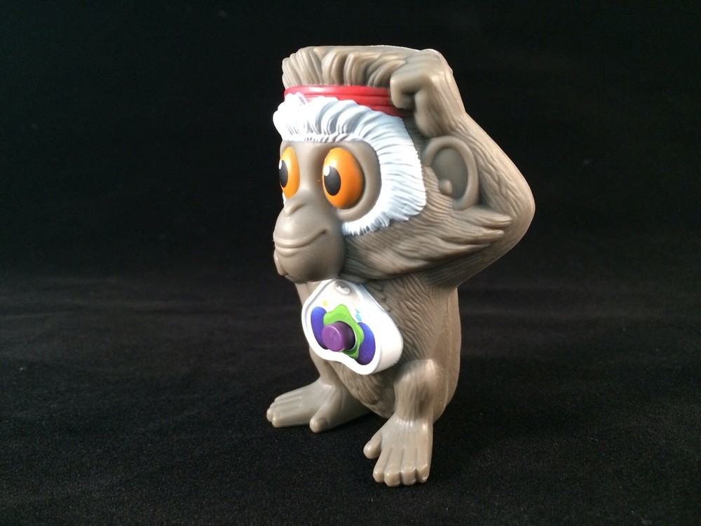 STEVE the MONKEY toy open box Cloudy With A Chance Of Meatballs Dead Battery