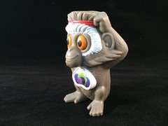 STEVE the MONKEY toy open box Cloudy With A Chance Of Meatballs Dead Battery