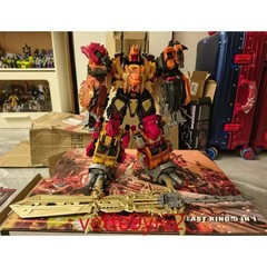 JINBAO Bruticus Warbotron & PREDAKING Feral Rex Oversized Action Figure Gift New