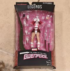 Hasbro Marvel Legends Gwenpool Action Figure w/ Sword Extra Hands BAF Lizard