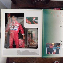 Takara 1998 Ayrton Senna 1/6 Figure Unopened Box Wear Formula 1 Racing Japan