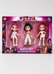 NEW KPOP Demon Hunters HUNTRIX Rumi, Zoe, & Mira Dolls/Action Figures Box Set