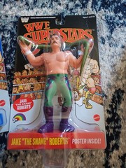 Mattel WWE Superstars LJN Series 3 Rock Roddy Piper & Jake the Snake Chase Black