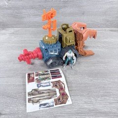 Battle Builders Vintage 1996 Toy Biz Rig Ripper Complete With Figure & Stickers