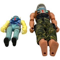 Vintage Video Command Action Figure Lot Stinger Max 1992 Toy Island Used 90s