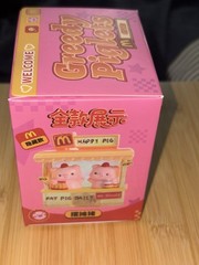 M Cute! Greedy Piglets Blind Box Confirmed Light Up Burger Piglet Figure