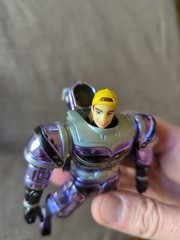 BeetleBorgs 6″ Action Figure Lot Of 3 Gold Purple Green incomplete