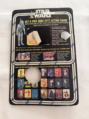 Star Wars Greedo Cardback With Bubble Vintage 1978