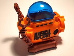 Animal Planet Deep Sea Diver Submarine Toy Chap Mei 2011 Mini Sub Orange Intact