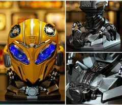 Killerbody 1:1 Bumblebee Helmet Mask Wearable Voice Control Toy Props