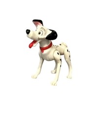 Vintage Disney 101 Dalmatians Pongo PVC Dog Red Collar Figure 3 Inch Jointed…17