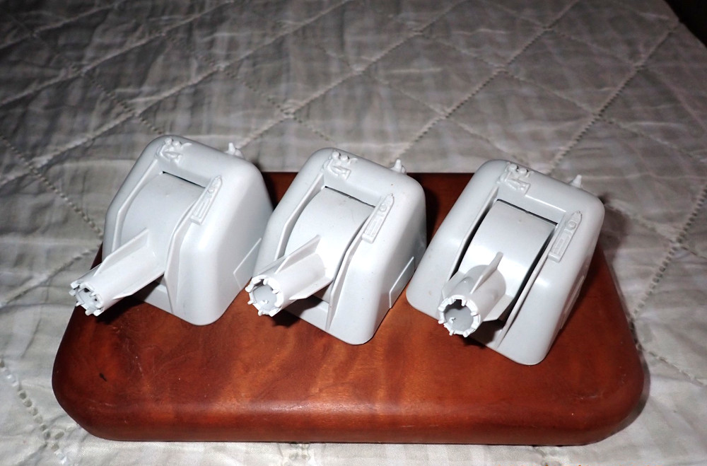 1985 GI Joe USS Flagg Aircraft Carrier Original Cannon Turret Guns -No Barrels-