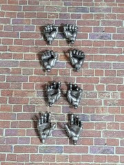 Mythic Legions Four Horsemen 4 Sets of Steel Color Armored Hands “I SHIP DAILY”