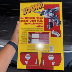 SDCC 2026 Hasbro Transformers OPTIMUS PRIME & JAZZ CEREAL BOX SET