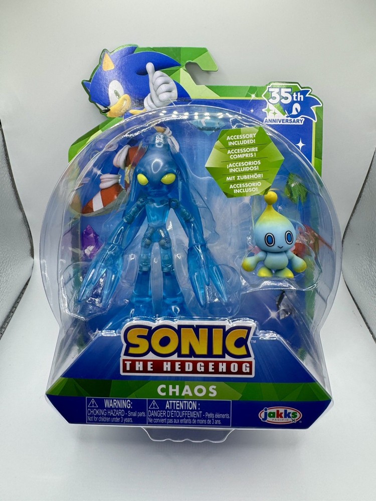 Sonic the Hedgehog CHAOS With Chao 35th Anniversary 4″ Inch Action Figure