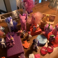 Lot Of 40+ My Little Pony MLP mini Figures Mixed Lot Various Sizes