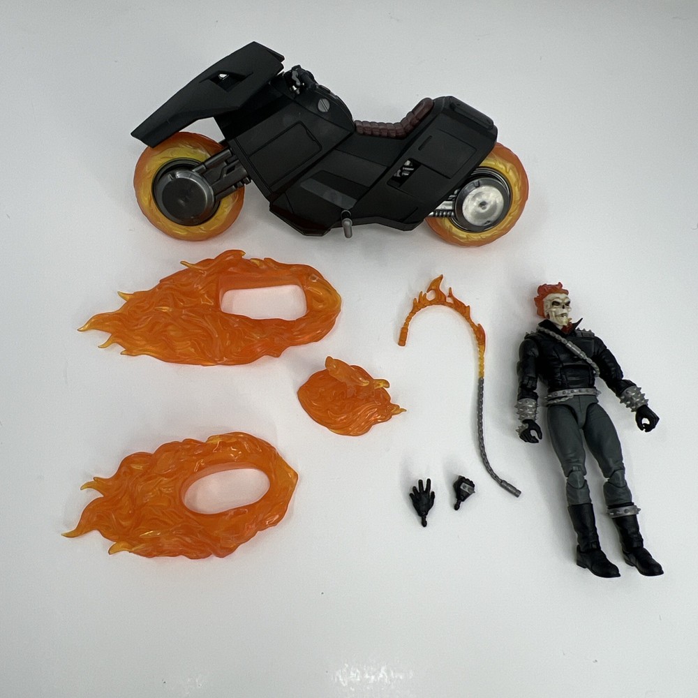Marvel Legends Ghost Rider Danny Ketch Figure w/ Motorcycle 85th Complete