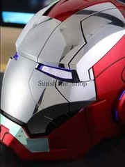 AUTOKING 1:1 Wearable JARVIS Voice Control Cosplay Iron Man MK5 Helmet Mask Gift