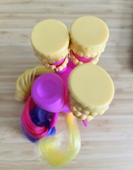 My Little Pony Princess Cadance in pretty yellow shoes. 6″ Tall Hot pink