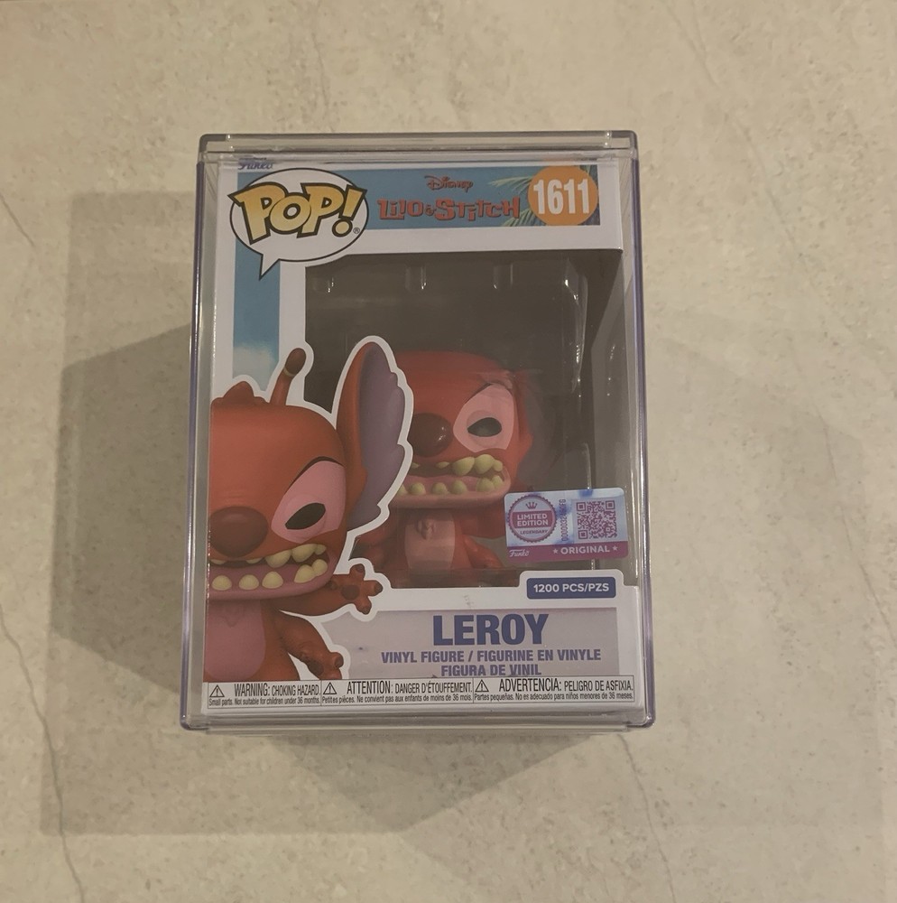Leroy #1611 Lilo &Stitch LE 1200PCS Legendary Funko Pop Vinyl Figure +Hard Stack