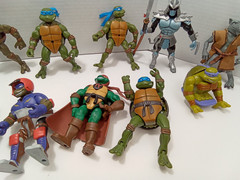 Vintage 2003 TMNT Action Figure Lot Playmates Turtles Shredder 12pc