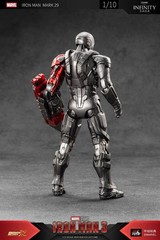 zd toys IRON MAN MARK 29 FIDDLER 1/10 action figure iron man 3 MARVEL shipAugust