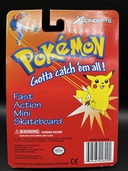 Pokemon PIKACHU Mini Skateboard (1999) X-Concepts Tech Deck