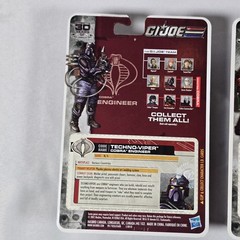 4 G.I. Joe 30th Anniversary Figure Lot Hasbro New Techno Hazard Viper Iron Cobra