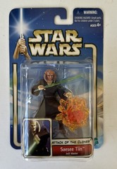 NEW Star Wars AOTC Saesee Tiin Jedi Master Hasbro 2002 #20