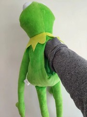 60CM Kermit Frog Plush Doll Soft Stuffed Hand Puppet Kids Gift