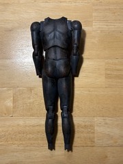 1/6 Scale ThreeA Dark Grey Male Body (A) – Early Ankle Design Ashley Wood