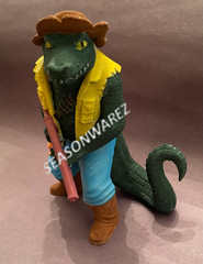 Leatherhead TMNT Painted Figure FDM Printed