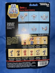 Vintage 1984 TONKA GOBOTS Zero 40 Enemy Robot Airplane 3D Sticker NEW Sealed!