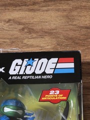 Playmates Teenage Mutant Ninja Turtles x G.I. Joe Snake Eyes x Leo Action Figure