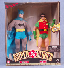 DC SUPER HEROES GOLDEN AGE COLLECTION BATMAN ROBIN 10 INCH FIGURES BOX SET