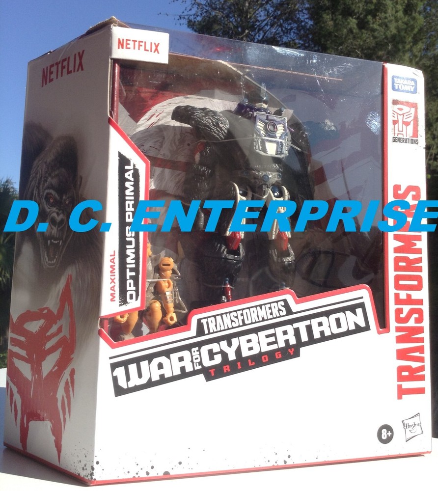 TOMY HASBRO TRANSFORMERS NETFLIX WFC OPTIMUS PRIMAL & RATTRAP MAXIMALS 2020 NIB