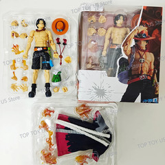 Portgas D. Ace Action Figure Anime One Piece Fire Fist Ace Figures PVC Movab