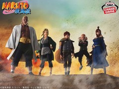 NARUTO Shippuden Five Kage Complete Figure Set Tsunade Gaara Raikage Banpresto