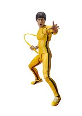 Tamashi Nations S.H. Figuarts Bruce Lee (Yellow Track Suit), Approx. 5.5 inches
