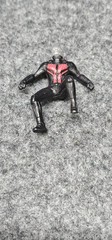 Marvel Avengers Infinity War Ant-Man Plastic Black Suit Silver Helmet Cake Top
